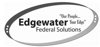 EDGEWATER FEDERAL SOLUTIONS "OUR PEOPLE...YOUR EDGE" logo