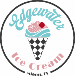 EDGEWATER ICE CREAM, MIAMI FL logo
