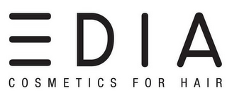 EDIA COSMETICS FOR HAIR logo