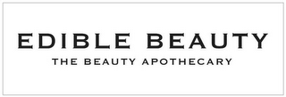 EDIBLE BEAUTY THE BEAUTY APOTHECARY logo