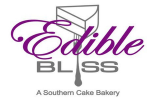 EDIBLE BLISS A SOUTHERN CAKE BAKERY logo