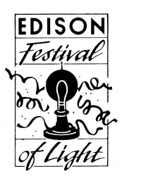 EDISON FESTIVAL OF LIGHT logo