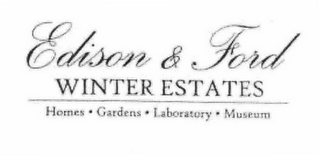 EDISON & FORD WINTER ESTATES HOMES GARDENS LABORATORY MUSEUM logo