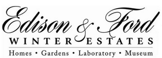 EDISON & FORD WINTER ESTATES HOMES · GARDENS · LABORATORY · MUSEUM logo