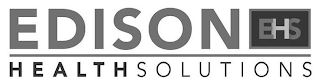 EDISON HEALTH SOLUTIONS EHS logo