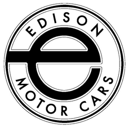 EDISON MOTOR CARS E logo