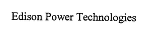 EDISON POWER TECHNOLOGIES logo