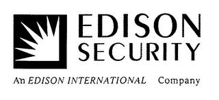 EDISON SECURITY AN EDISON INTERNATIONAL COMPANY logo