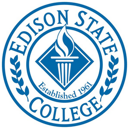 EDISON STATE COLLEGE ESTABLISHED 1961 logo