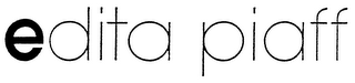 EDITA PIAFF logo