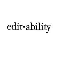 EDIT·ABILITY logo