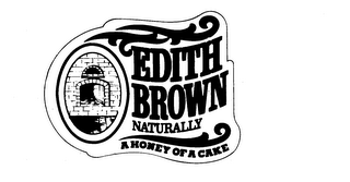 EDITH BROWN NATURALLY A HONEY OF A CAKE logo
