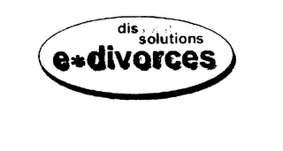 E*DIVORCES DISSOLUTION SOLUTIONS logo