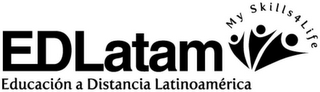 EDLATAM EDUCACION A DISTANCIA LATINOAMERICA MY SKILLS 4 LIFE logo
