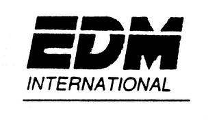 EDM INTERNATIONAL logo