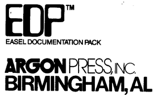 EDP EASEL DOCUMENTATION PACK AGRON PRESS, INC. BIRMINGHAM, AL logo