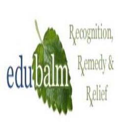 EDU , BALM , RECOGNITION , REMEDY & RELIEF , (ALL R'S ARE IN PRESCRIPTION R'S) logo