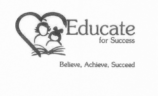 EDUCATE FOR SUCCESS BELIEVE,  ACHIEVE, SUCCEED