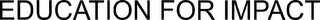 EDUCATION FOR IMPACT logo