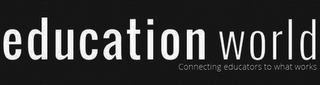 EDUCATION WORLD CONNECTING EDUCATORS TOWHAT WORKS logo