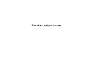 EDUCATIONAL ARCHIVES SERVICES logo