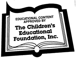 EDUCATIONAL CONTENT APPROVED BY THE CHILDREN'S EDUCATIONAL FOUNDATION, INC. logo