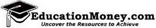 EDUCATIONMONEY.COM UNCOVER THE RESOURCES TO ACHIEVE logo