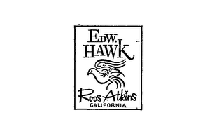 EDW. HAWK ROOS ATKINS CALIFORNIA. logo