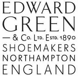 EDWARD GREEN - & CO. LTD. ESTD. 1890 SHOEMAKERS NORTHAMPTON ENGLAND logo