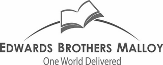 EDWARDS BROTHERS MALLOY ONE WORLD DELIVERED logo