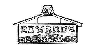 EDWARDS INC. RIBS SEAFOOD STEAK logo