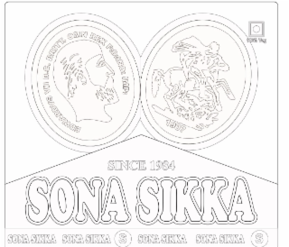 EDWARDVS VII D.C. BRITT. OMN REX F :D: IND: IMP: 1907  SINCE 1984 SONA SIKKA SONA SIKKA SONA SIKKA S SONA SIKKA SONA SIKKA S 100% VEG logo