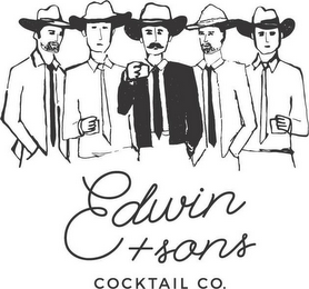 EDWIN + SONS COCKTAIL CO. logo