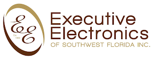 EE EST. 1983 EXECUTIVE ELECTRONICS OF SOUTHWEST FLORIDA INC. logo