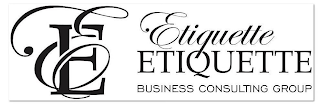 EE ETIQUETTE ETIQUETTE BUSINESS CONSULTING GROUP logo