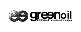 EE GREENOIL ECO FRIENDLY MOBILE OIL CHANGES logo