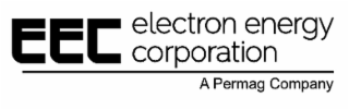 EEC ELECTRON ENERGY CORPORATION A PERMAG COMPANY logo