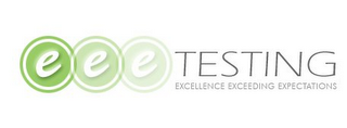 EEE TESTING EXCELLENCE EXCEEDING EXPECTATIONS logo