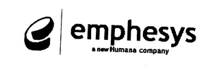 E.EMPHESYS A NEW HUMANA COMPANY logo