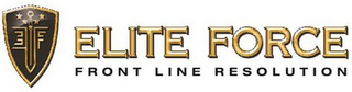 EF ELITE FORCE FRONT LINE RESOLUTION logo