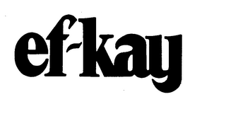 EF-KAY logo