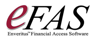 EFAS ENVERITUS FINANCIAL ACCESS SOFTWARE logo