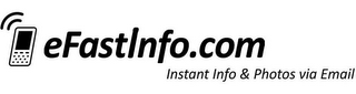 EFASTINFO.COM INSTANT INFO & PHOTOS VIA EMAIL logo