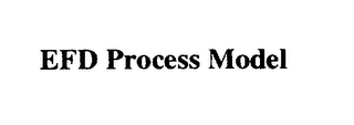 EFD PROCESS MODEL logo