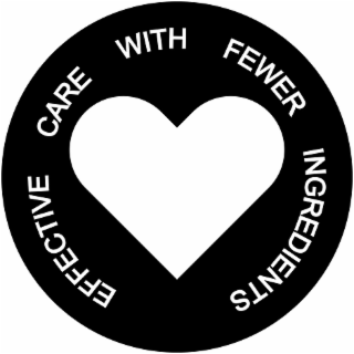 EFFECTIVE CARE WITH FEWER INGREDIENTS logo