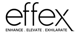 EFFEX ENHANCE . ELEVATE . EXHILARATE logo