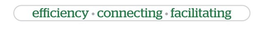 EFFICIENCY · CONNECTING · FACILITATING logo