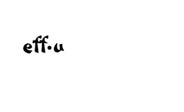 EFF.U logo