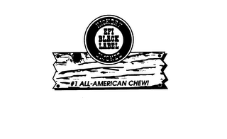 EFI BLACK LABEL HICKORY SMOKED #1 ALL-AMERICAN CHEW! logo