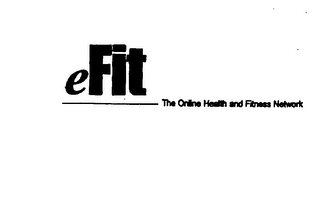 EFIT THE ONLINE HEALTH AND FITNESS NETWORK logo